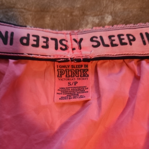 PINK Grahic Lounge Pants. "WILD IN BED". Hard To Find. Size: M - Picture 5 of 13